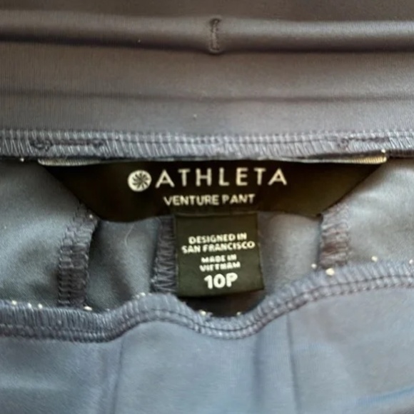 Athleta Venture Pants Navy. 10p - Picture 2 of 3